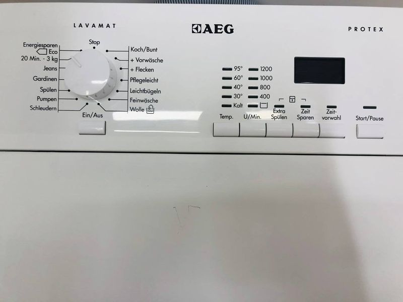 Стиральная машина вертикальная AEG Protex L60260TL 000045220 фото