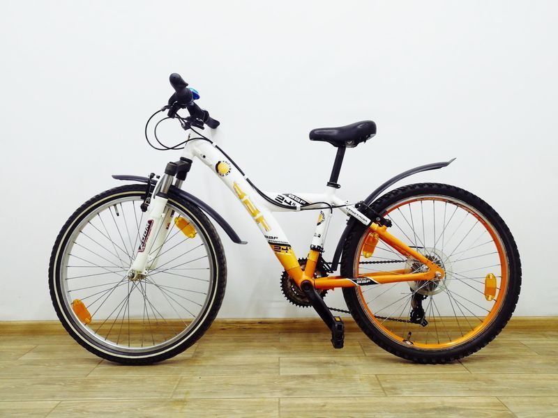 Велосипед 26 BBF StreetRider підлітковий біло-оранжевий алюм 000034768 фото