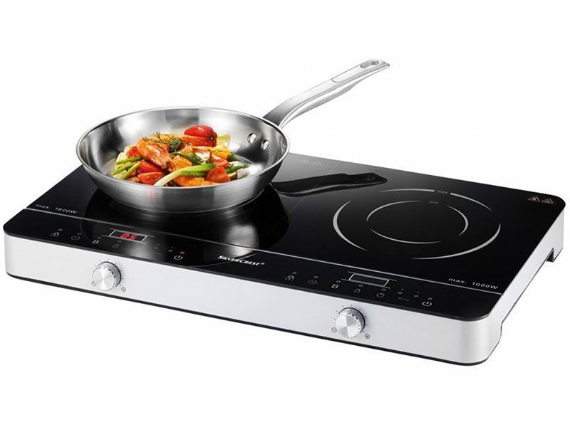 Плита індукційна SilverCrest SDI 2800 B2 2800w 2 конфорки 000037459 фото