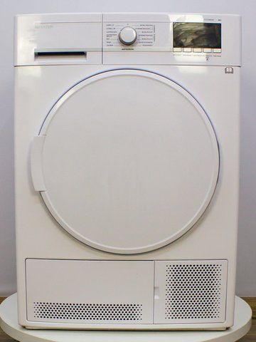 Сушильна машина Sharp KD GCB82BW DE 2700W 8 кг sn 00721176010030791670 000018848 фото