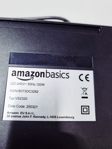 Харчовий вакуумний пакувальник AmazonBasics VS2320 120w стік (без коробки) LPNHE589267617 40е 000033447 фото