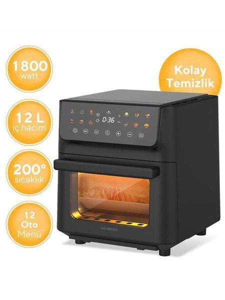 Мультипечь Kumtel HAF 10 XXL 1800w 12л Black 000045819 фото