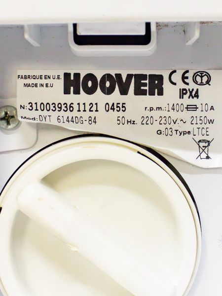 Стиральная машина вертикальная Hoover DYT 6144DG 84 000024703 фото