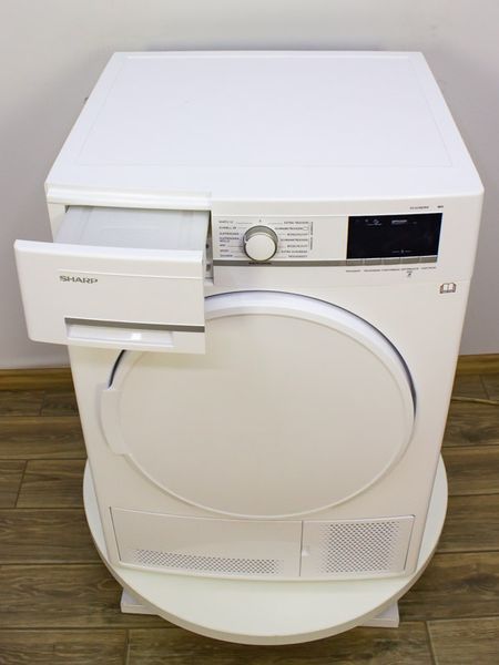 Сушильна машина Sharp KD GCB82BW DE 2700W 8 кг sn 00721176010030791670 000018848 фото