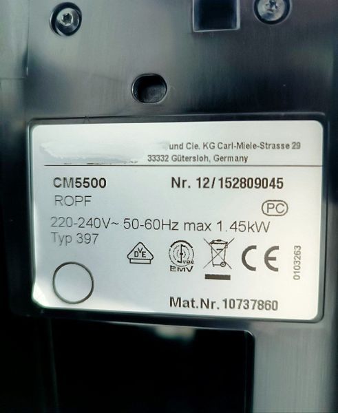 Кавомашина Premium CM 5500 sn 12152809045 000047154 фото