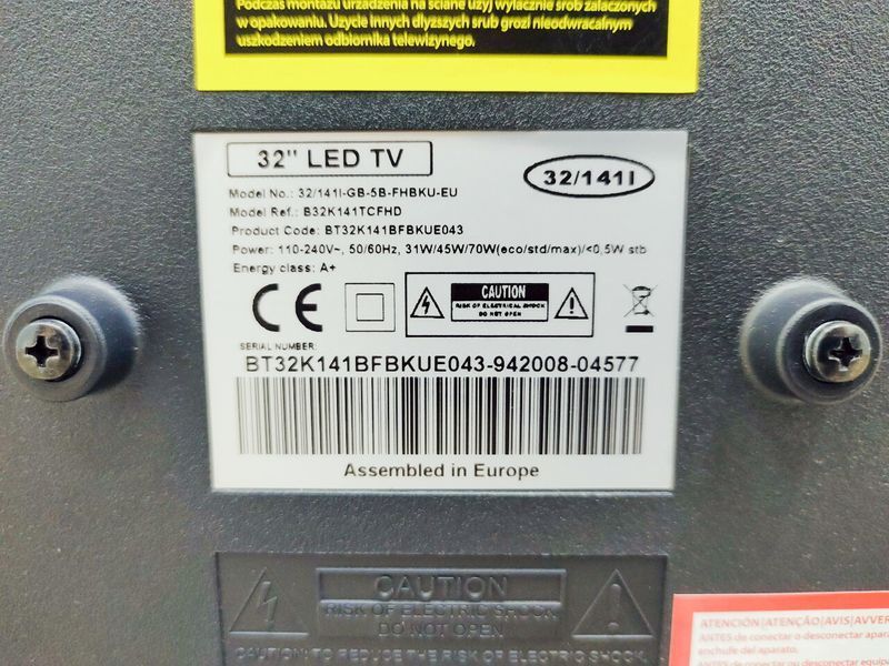 Телевизор 32 Blaupunkt GB 5B FHBKU HD 000045274 фото