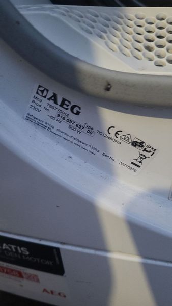 Сушильная машина AEG T657701H4 sn 70710879 000047218 фото