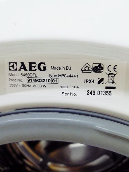 Стиральная машина AEG L5460DFL 000035147 фото
