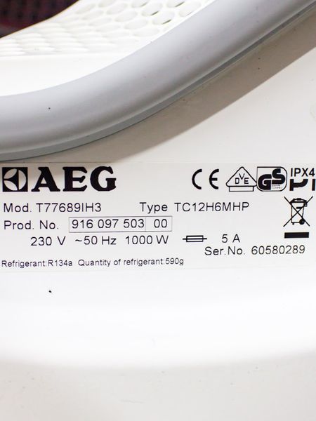 Сушильная машина AEG T77689IH3 000034513 фото