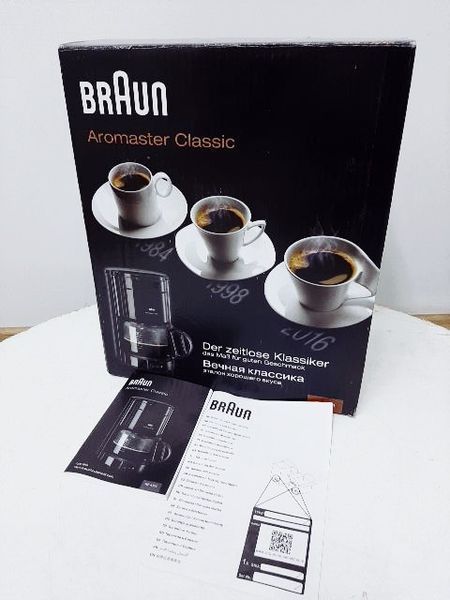 Кавоварка краплинна Braun Aromaster KF 47 S12 4069 1000w сток LPNHE596559123 35е 000033421 фото