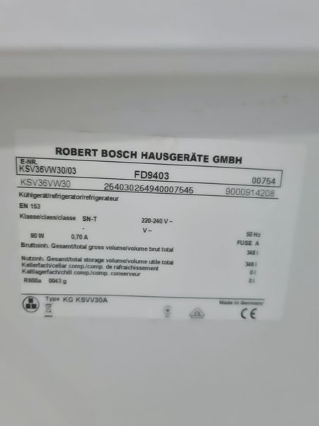 Холодильник однокамерный Bosch KSV36VW30 03 000040907 фото