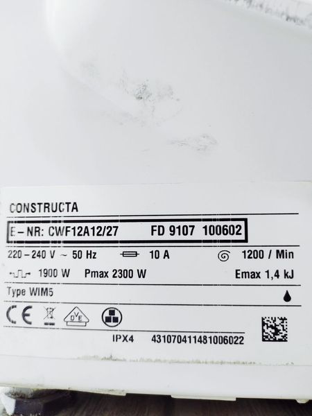 Стиральная машина Constructa CWF12A12 27 000035290 фото