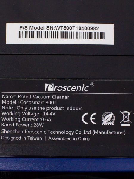 Пылесос робот Proscenic 830T WLAN 000020796 фото