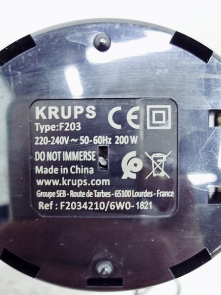 Кавомолка Krups F203 200w бу (без коробки) LPNHE589770286 24д 000033722 фото