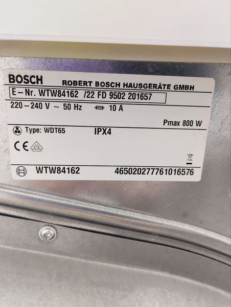 Сушильная машина Bosch WTW 84162 800w sn 465020277761016576 000047659 фото