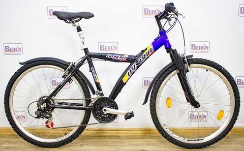 Велосипед 26 Winora Freak alu Y-гірський чорносиній алюміній 000013354 фото