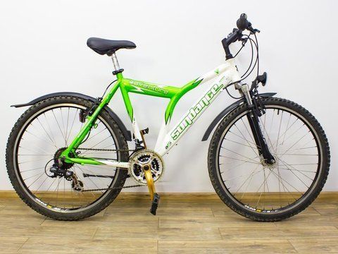 Велосипед 26 Sundance Adventure гірський біло-зелений алюм 000024411 фото