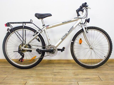 Велосипед 26 Bergamont Ali Tronic гірський сірий металік алюміній 000019464 фото