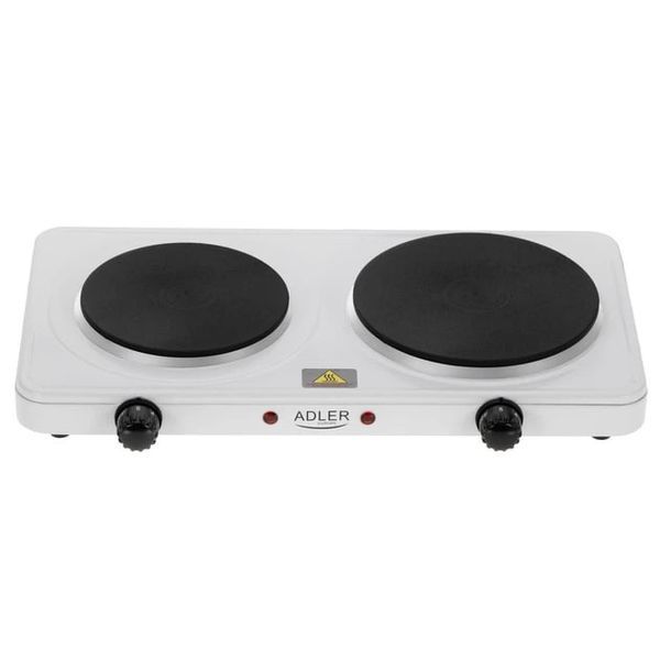 Плита электрическая Adler AD 6520 2500W 2 конфорки 000054673 фото