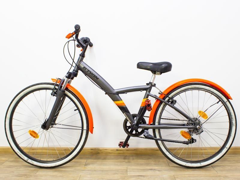Велосипед 24 Btwin підлітковий сірий алюміній 000028788 фото