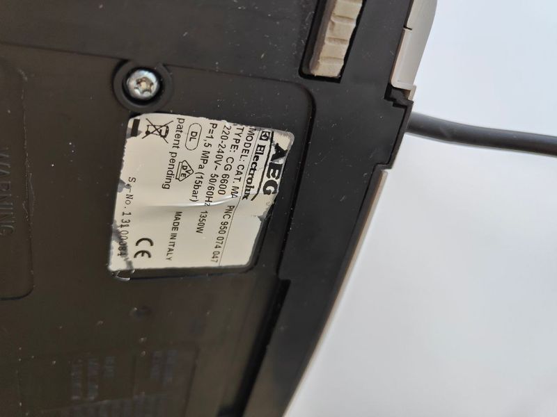 Кавомашина AEG caffe grande CG6600 1350W sn 13100084 000050079 фото