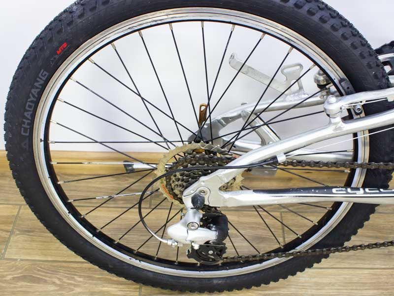 Велосипед 24 Cyco Montain двопідвіс сірий алюмінієвий 000021133 фото