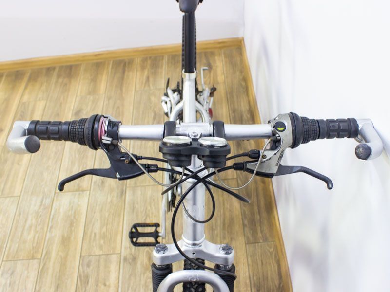 Велосипед 24 Cyco Montain двопідвіс сірий алюмінієвий 000021133 фото