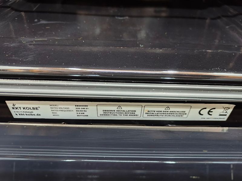 Духова шафа KKT Kolbe EB6005ED 3000W sn 56771266 000049969 фото