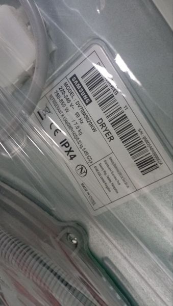 Сушильна машинка Samsung DV70M5020KW 7 кг850w sn 0SBD5AEK80862A 000046148 фото