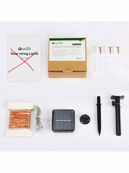 Гирлянда уличная на солнечной батарее OxyLED Solar 300LED 000023874 фото