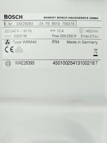 Стиральная машина Bosch Maxx6 WAE28393 24 000037681 фото