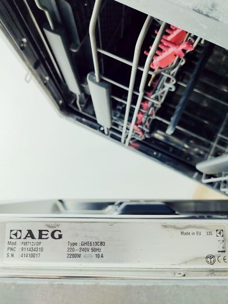 Посудомийна машина AEG F65712VI0P 2200w 12 персон sn 41410017 000038328 фото