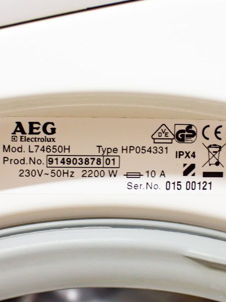 Стиральная машина AEG L74650H 000031361 фото
