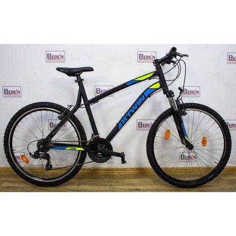Велосипед 26 Btwin Rockrider 340 Гірський чорний алюм 000012401 фото