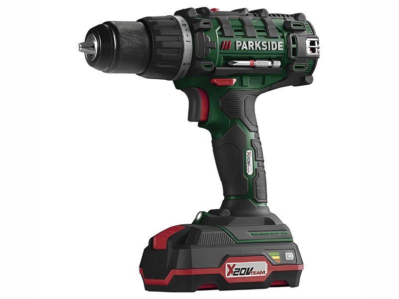Шуруповерт дриль акумуляторний Parkside PABS 20 LI G8 20V 000039502 фото