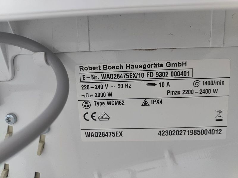 Пральна машина Bosch Avantixx 7 Titan Edition WAQ28475EX 10 2400W 7 кг sn 9302 000401 000052277 фото