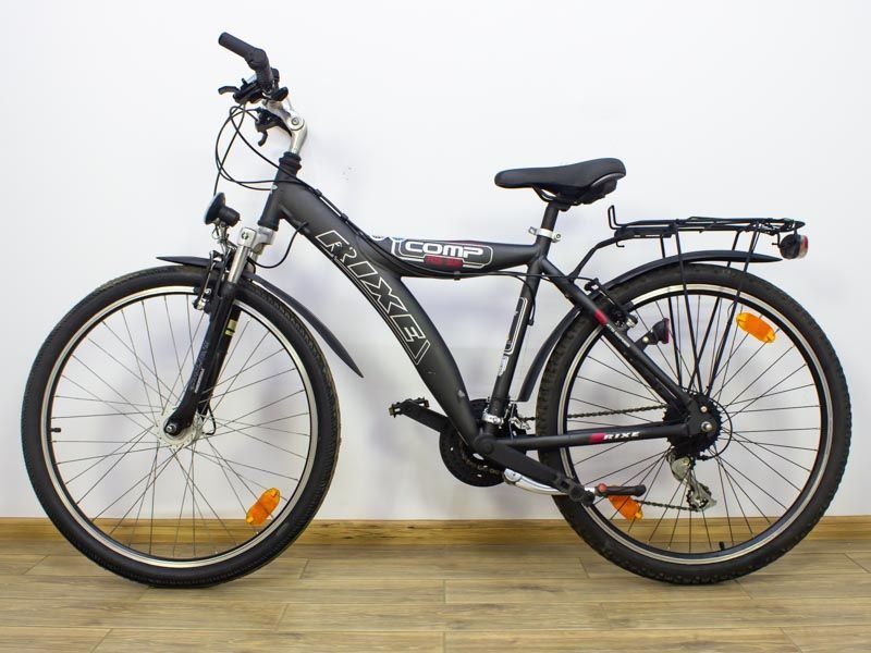 Велосипед 26 Rixe Comp гірський чорний алюміній 000019465 фото