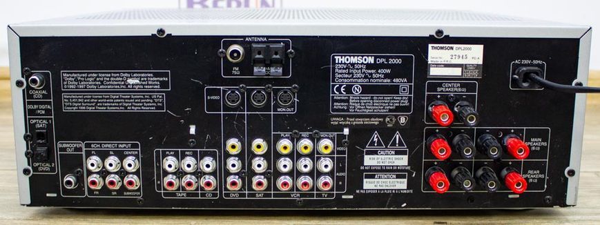 Підсилювач Thomson DPL 2000 400 W sn 27945 000013425 фото