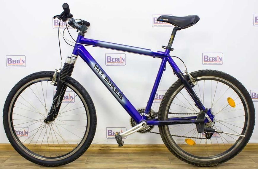 Велосипед 26 Hit Bikes гірський синій алюм 000006551 фото