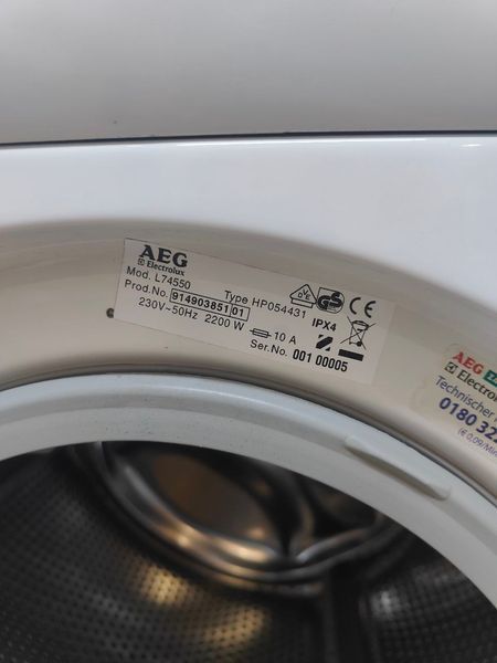 Стиральная машина AEG Lavamat L74550 220W 7кг sn 00100005 000049820 фото