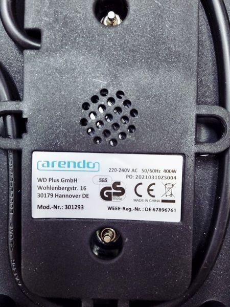 Яйцеварка Arendo 301293 400w новий LPNHE594360379 25е 000033826 фото