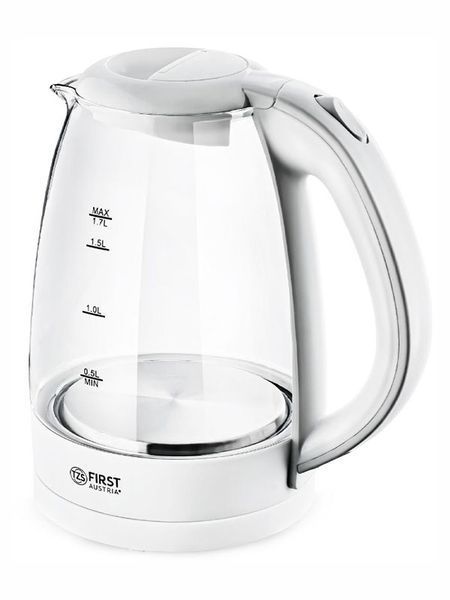 Электрочайник First FA 5404 1 WI 2200w 1700мл White 000045132 фото