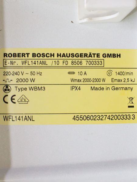 Стиральная машина Bosch WFL141ANL 10 000024129 фото