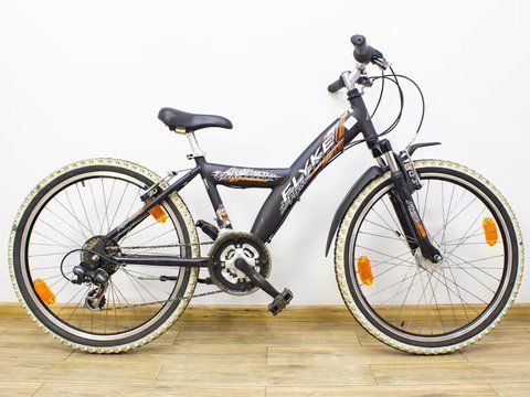 Велосипед 24 Flyke Sport підлітковий чорний алюм 000024426 фото