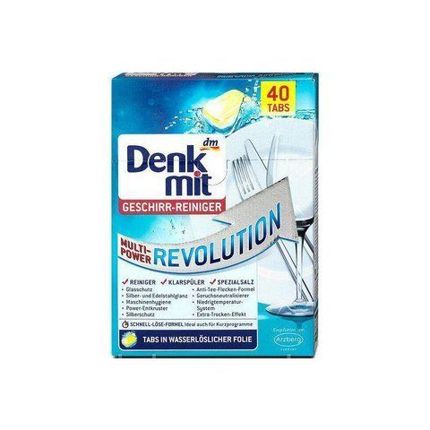 Таблетки для посудомоечной машины DenkMit Revolution 40шт 000004616 фото