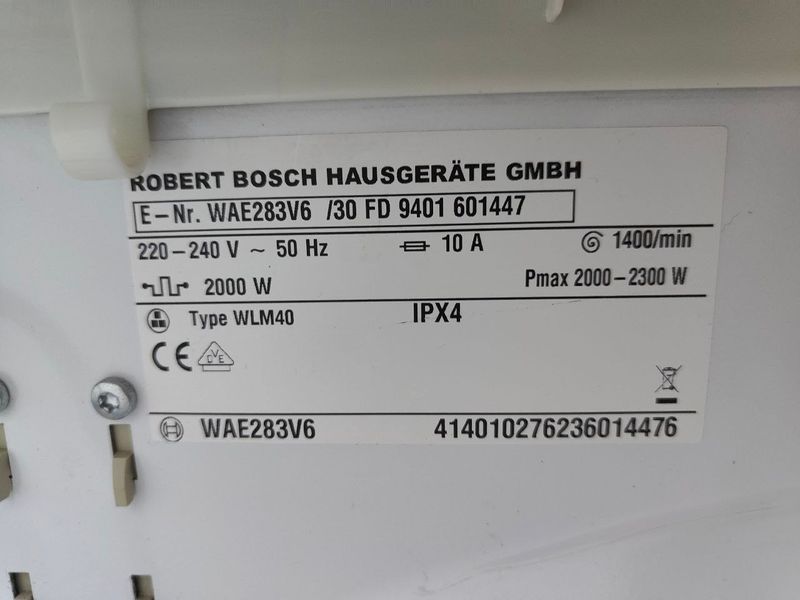 Пральна машина Bosch Maxx 6 WAE283V6 30 2300W 6кг sn 9401601447 000053089 фото
