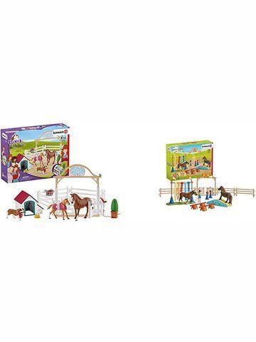 Ігровий набір Schleich Коні з загоном та собака з будкою LPNHE532366738 60е 000027392 фото