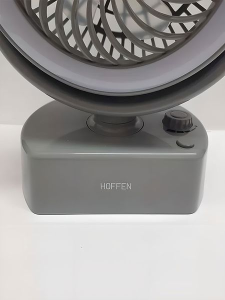 Вентилятор настольный аккумуляторный Hoffen AD 1025 1200 mAh Grey 000040718 фото