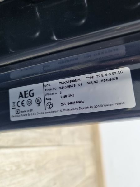 Електродуховка AEG CMK56500MM 3000w sn 82409875 000039424 фото