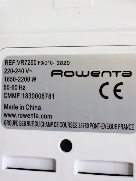 Парогенератор Rowenta VR7260 2200w сток LPNHE536854798 75е 000026549 фото